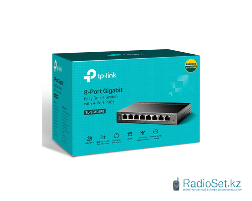 Коммутатор TP-Link TL-SG108PE